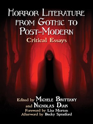 cover image of Horror Literature from Gothic to Post-Modern